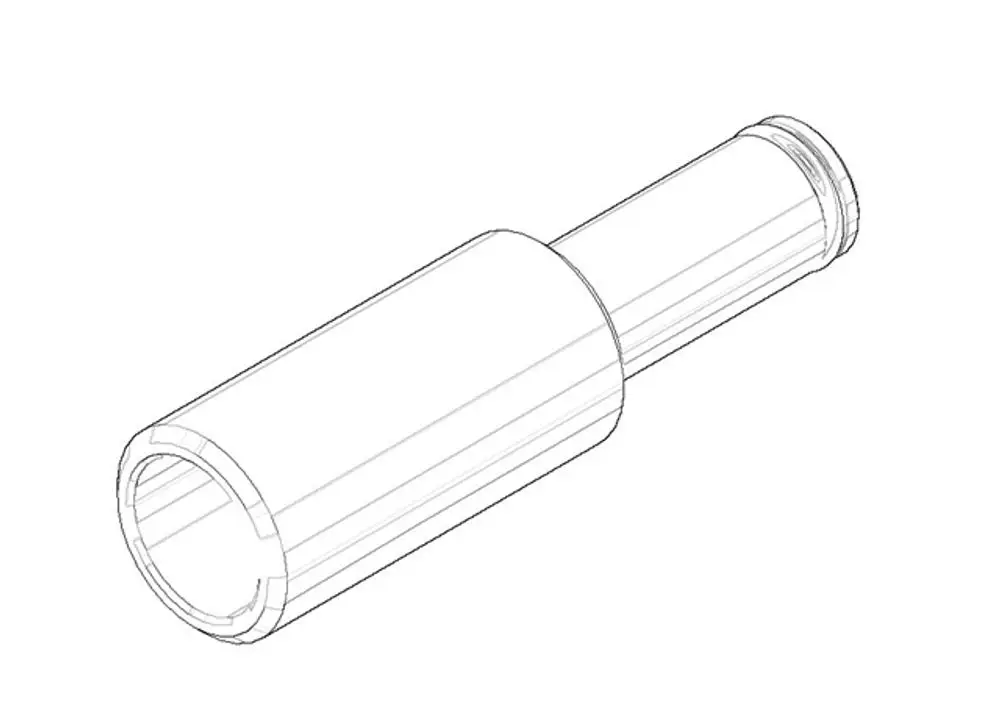 DORNBRACHT Nippel ERSATZTEILE 90240321200 D. 21 x 76 mm, 9024032120090 Galeriebild 1